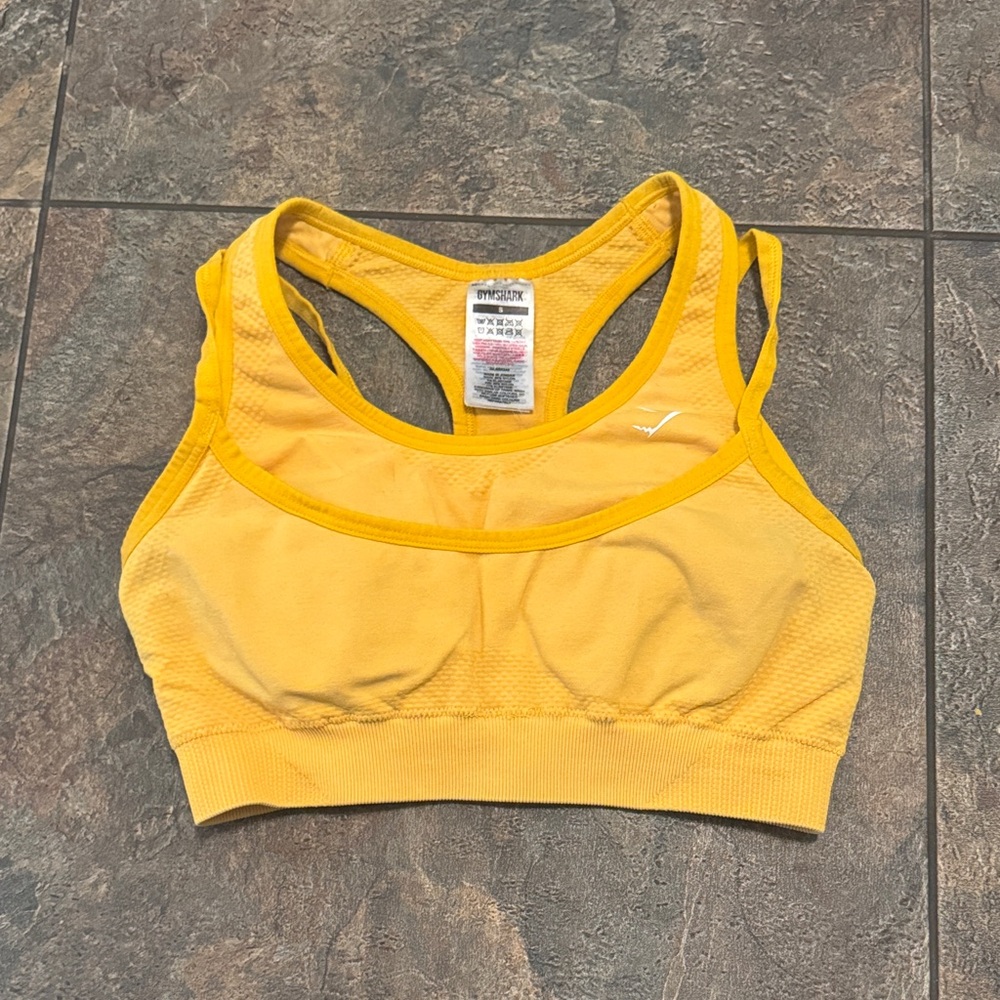 Gymshark Vibrant Yellow Sports Bra
